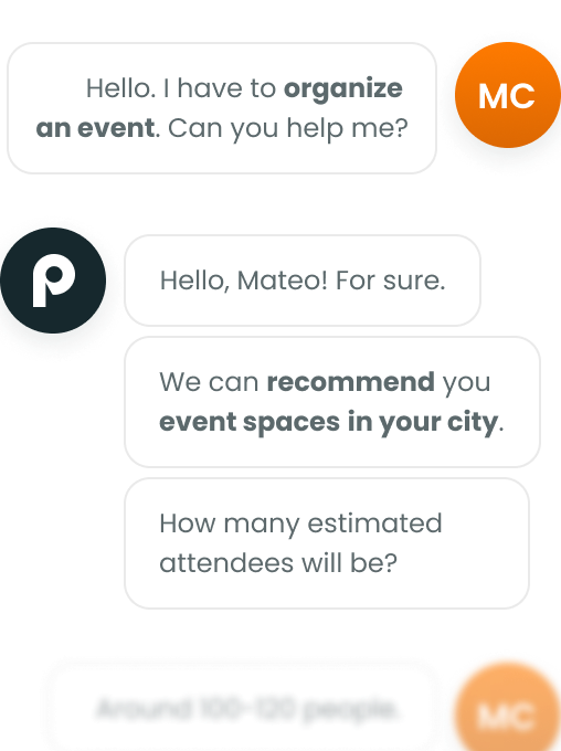 Localized concierge for your events